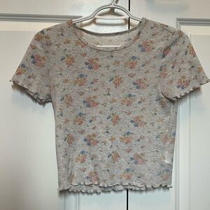 American Eagle Floral Crop Top